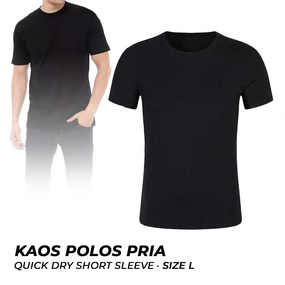 

- Quanzunchao Kaos Polos Pria Anti-Dirty Quick Dry Short Sleeve -
