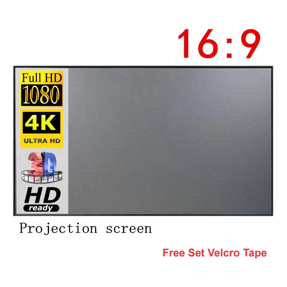 

- TaffSTUDIO Kain Layar Proyektor Anti-light Ambient Screen Curtain 16:9 - L21 -