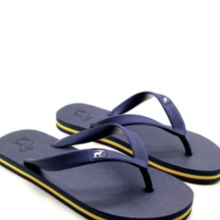 Sandal Panama Sandal Jepit Pria Karet Classic M9 - Navy / Navy