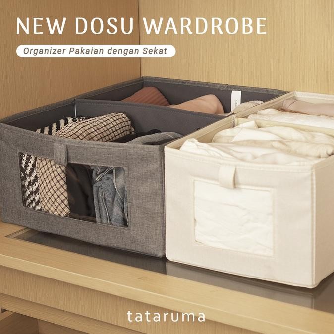 

dosu big - storage box organizer lemari pakaian dengan sekat termurah