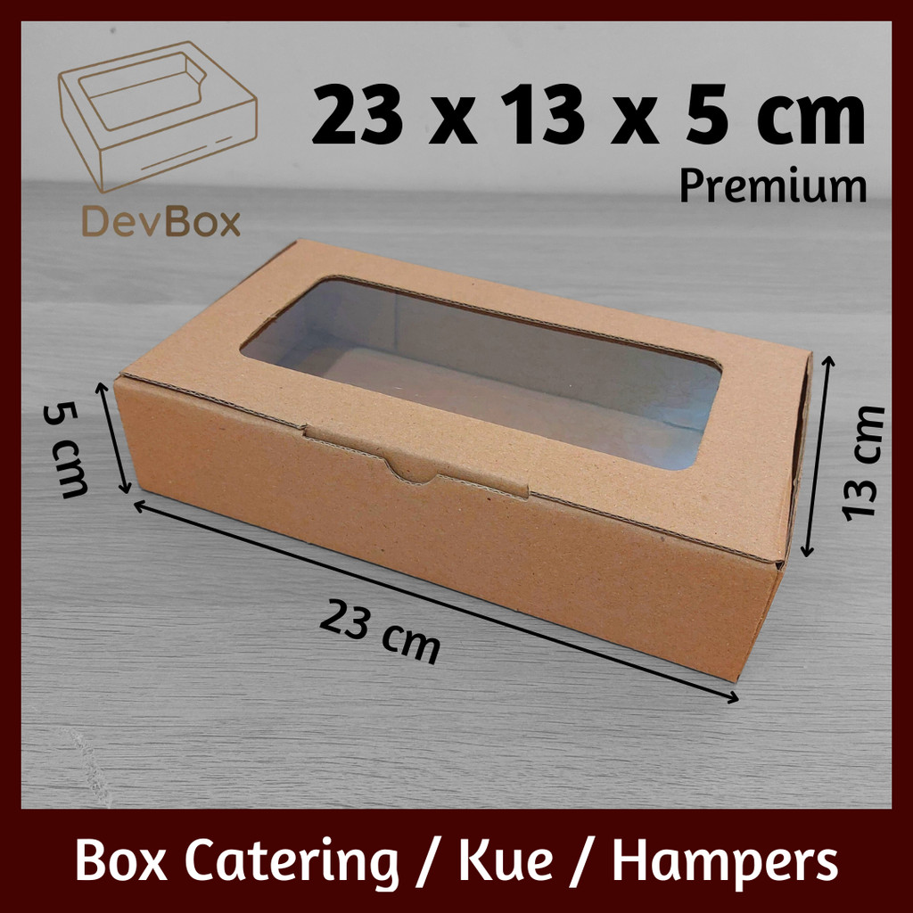 

Kardus Mika 23 x 13 x 5 cm | Kotak Makanan, Catering, Kue, Hampers, Hadiah | Model Pizza Tanpa Lakban