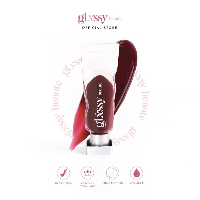 Glxssy Souffl Satin Stain - Classic Lip Tint