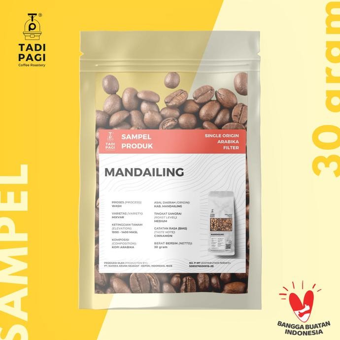 

Kopi Sampel Produk Arabika Biji Kopi 30 Gram
