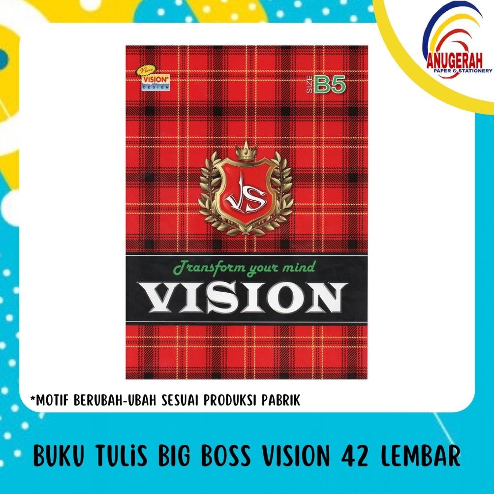 

Terbaru Buku Tulis Vision Big Boss 42 (Pak)