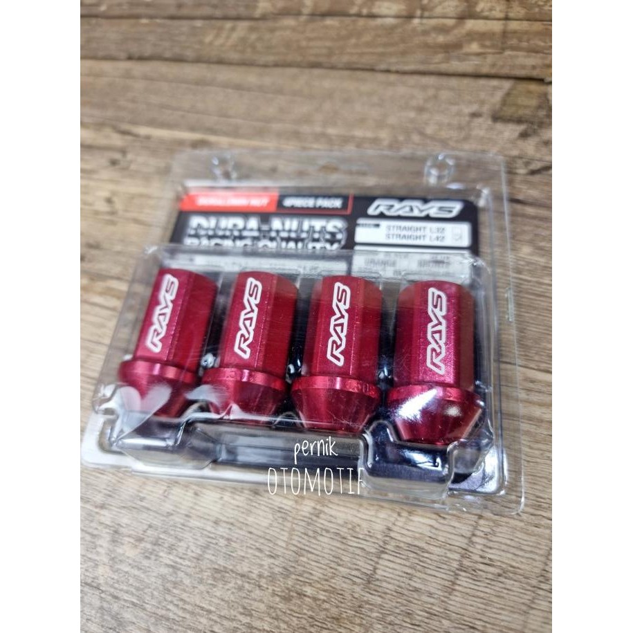 

BLUE- RAYS DURA NUTS L42 M12 X 1.5 RED BLACK BLUE GUNMETAL ORANGE / 4 PIECE