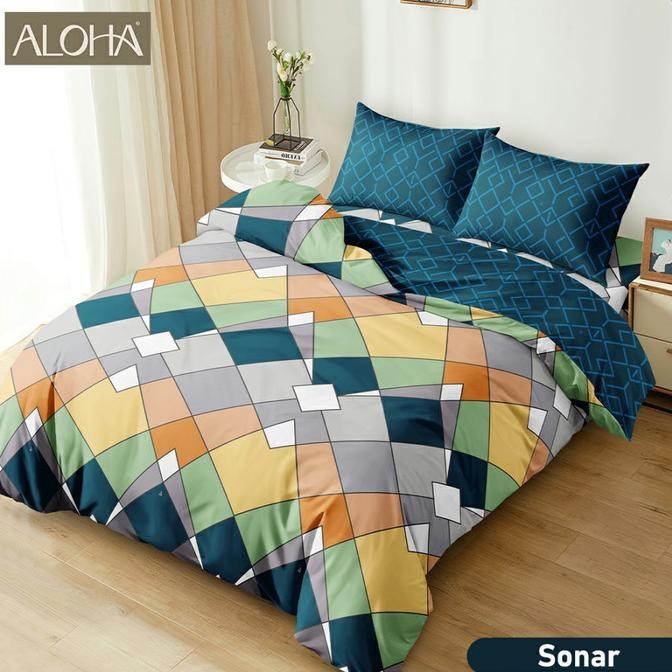 Bedcover Set Aloha King 180x200 - Sonar
