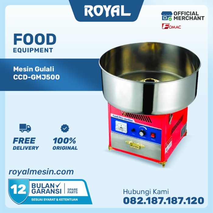 Mesin Gula Kapas Gulali / Pembuat Arum Manis Gas CCD-GMJ500 FOMAC