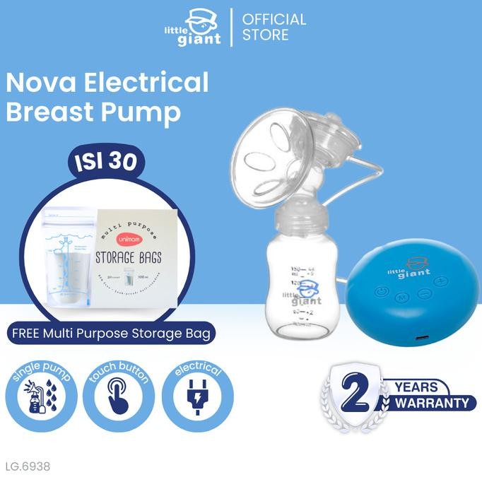 

BLUE- LITTLE GIANT NOVA ELECTRICAL BREASTPUMP BLUE