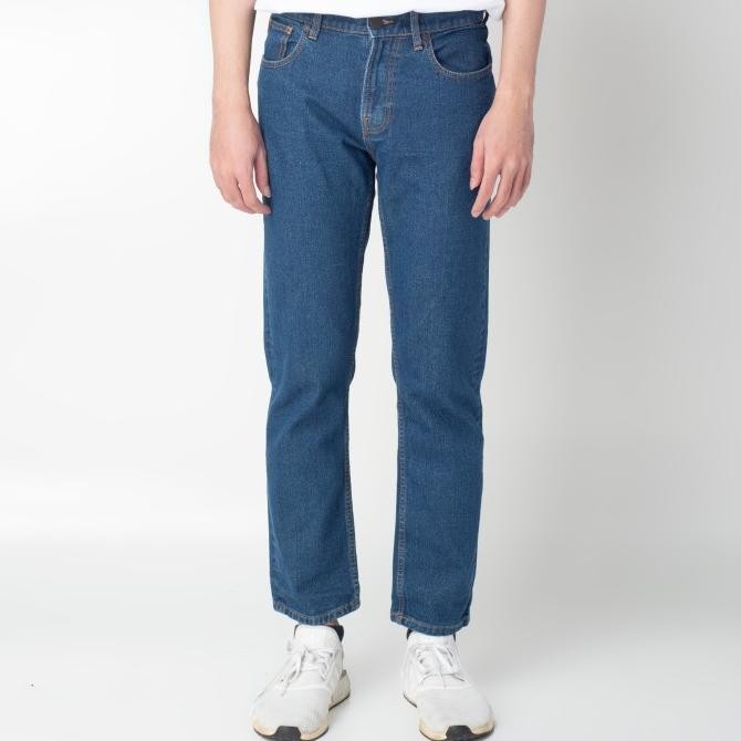 

BLUE- BENHILL CULTURE DENIM PANTS REGULAR FIT MEDIUM BLUE 124-29325