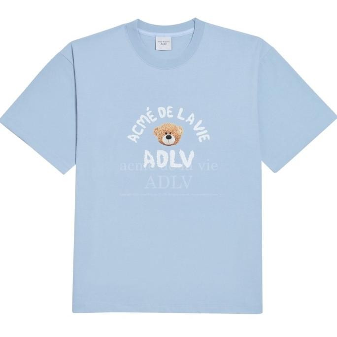 

BLUE- [ADLV] ACMEDELAVIE T-SHIRT SKY BLUE TEDDY BEAR (BEAR DOLL)