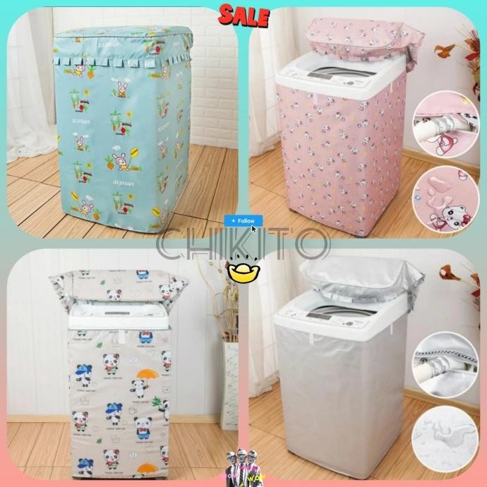 NEW COVER / SARUNG MESIN CUCI 7.5 KG - 9 KG BUKA ATAS 1 TABUNG ATAS