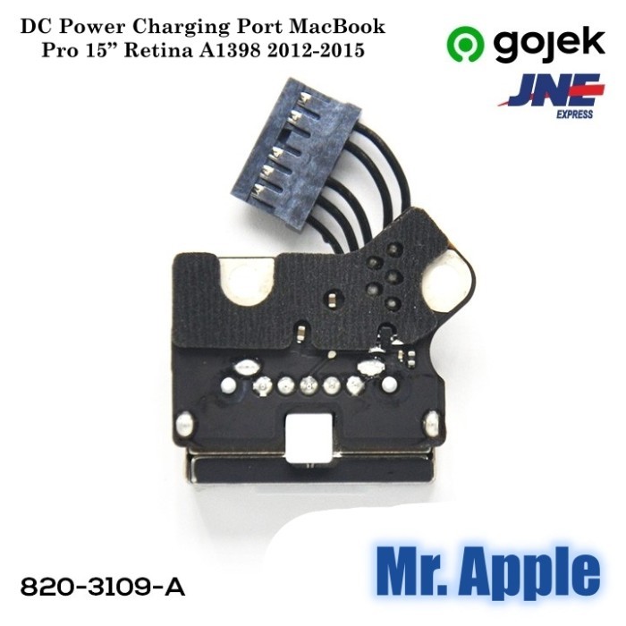 DC POWER CHARGING PORT MACBOOK PRO 15 RETINA A1398 2012-2015