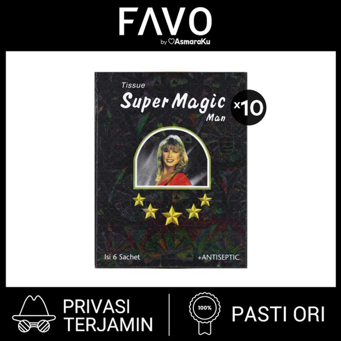 Terbaru Tisu Magic Man Original - 10 Pack - Tisu Magic Tahan Lama