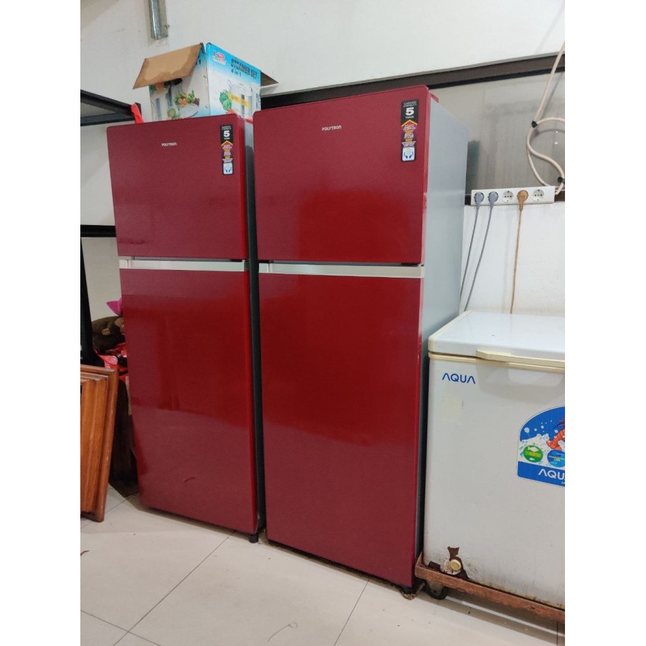 POLYTRON KULKAS 2 PINTU BELLEZA JUMBO 260 LITER PRW 29MN