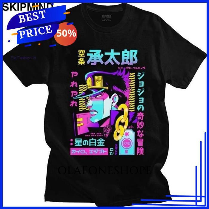 KAOS ANIME JEPANG LOGO JOJO BIZZARE ADVENTURE / JOJO BIZARRE ADVENTURE / T SHIRT MANGA ANIME 1 BY OL