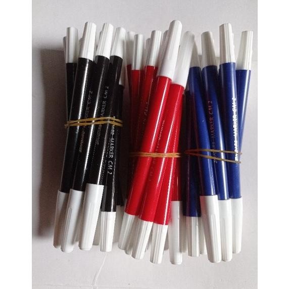 

New Arrival (12Pcs) Spidol Safari Cm2 Warna Hitam Merah Biru Murah Grosir Lusin/ Spidol Kecil Alat Tulis Sekolah Kantor