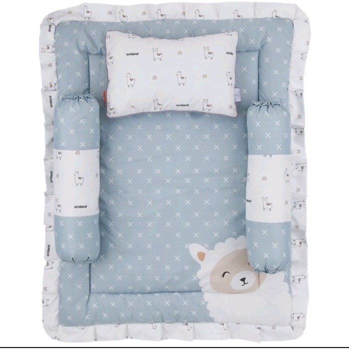 KOMPLIT Omiland Matras Kasur Bayi Set Bantal Guling