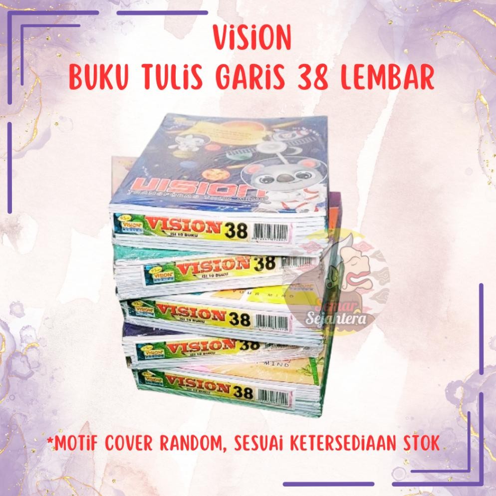 

Terbaru [Pak] Buku Tulis Vision 38 Lembar (10 Pcs)^