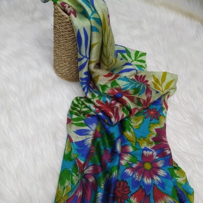 Sale Selendang India / Selendang Panjang Dupatta Katun Linen