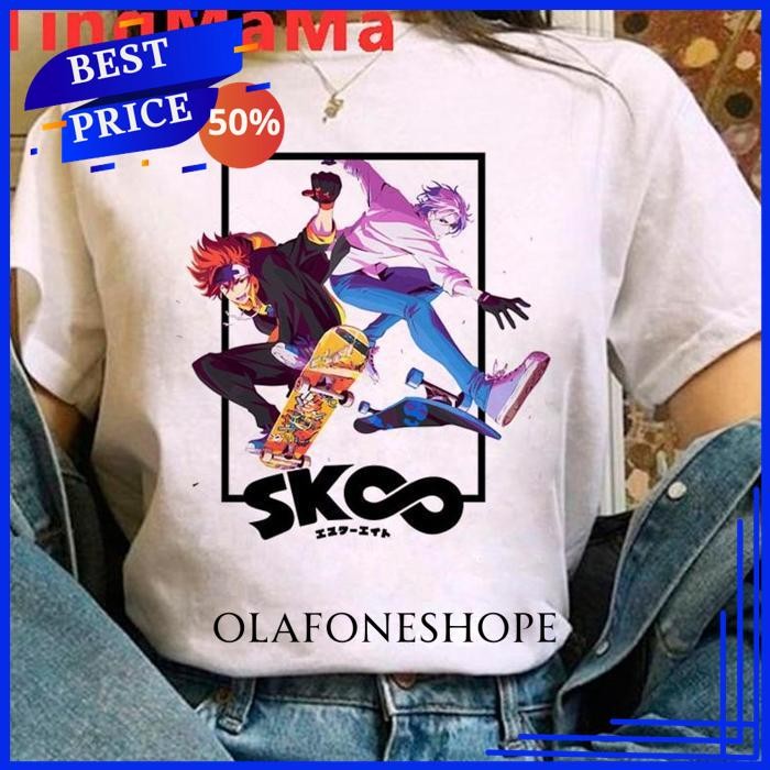 KAOS ANIME SK8 THE INFINITY T SHIRT - CUSTOM ANIME BY OLAFONESHOPE PRODUK TERBAIK 