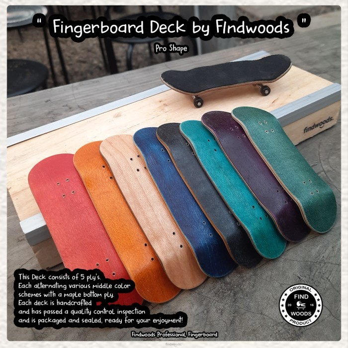 Fingerboard Deck Blank Findwoods