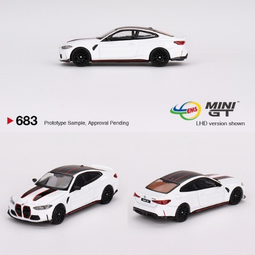 MGT00683 - MINI GT BMW M4 CSL Alpine White