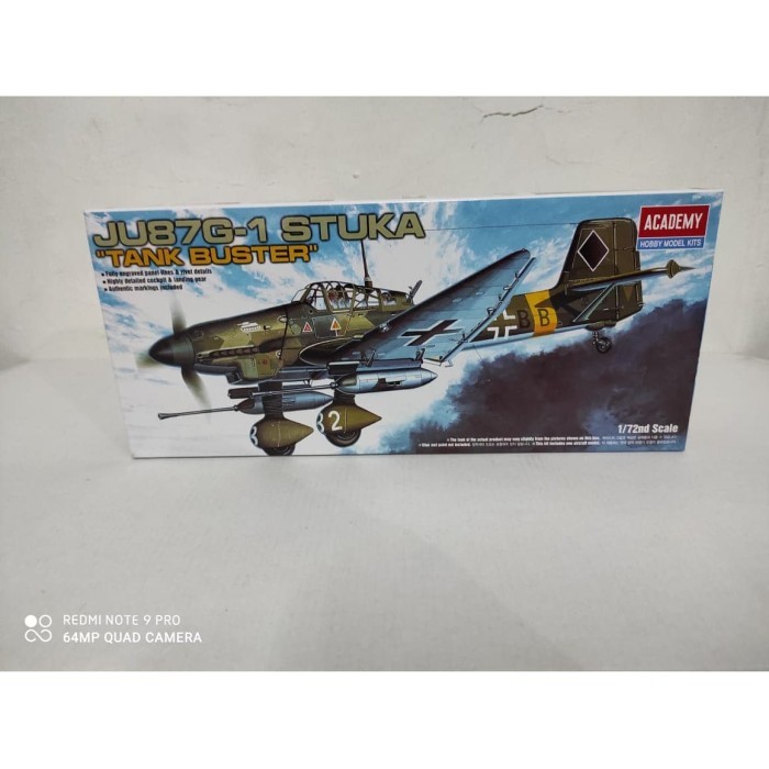 Mainan Rakitan ACADEMY 1/72 JU-87G STUKA 12450