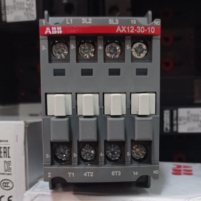 kontaktor abb ax12-30-01 25a 220v contactor ax12 30 10