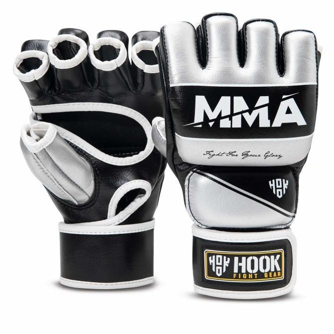 Sarung Tinju MMA Gloves Hook Combat Black UFC Glove, Gloves MMA