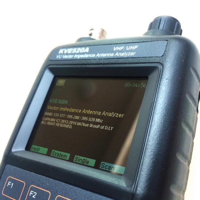 KVE520A Antena Analyzer SWR Antenna Vector Impedance Dengan Konektor