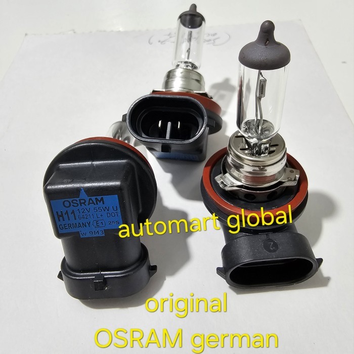 BOLA LAMPU H11 FOGLAMP BUMPER HONDA FREED JAZZ OSRAM GERMANY ORIGINAL