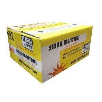 

KERTAS KOMPUTER NCR / KERTAS CONTINUOUS FORM 4 PLY 9 1/2" x 11" SINAR MENTARI