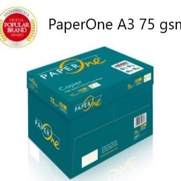 

TERLARIS - [Grab/Gojek] Termurah! Kertas Copy HVS A3 70 / 80 g PaperOne / Box Dus