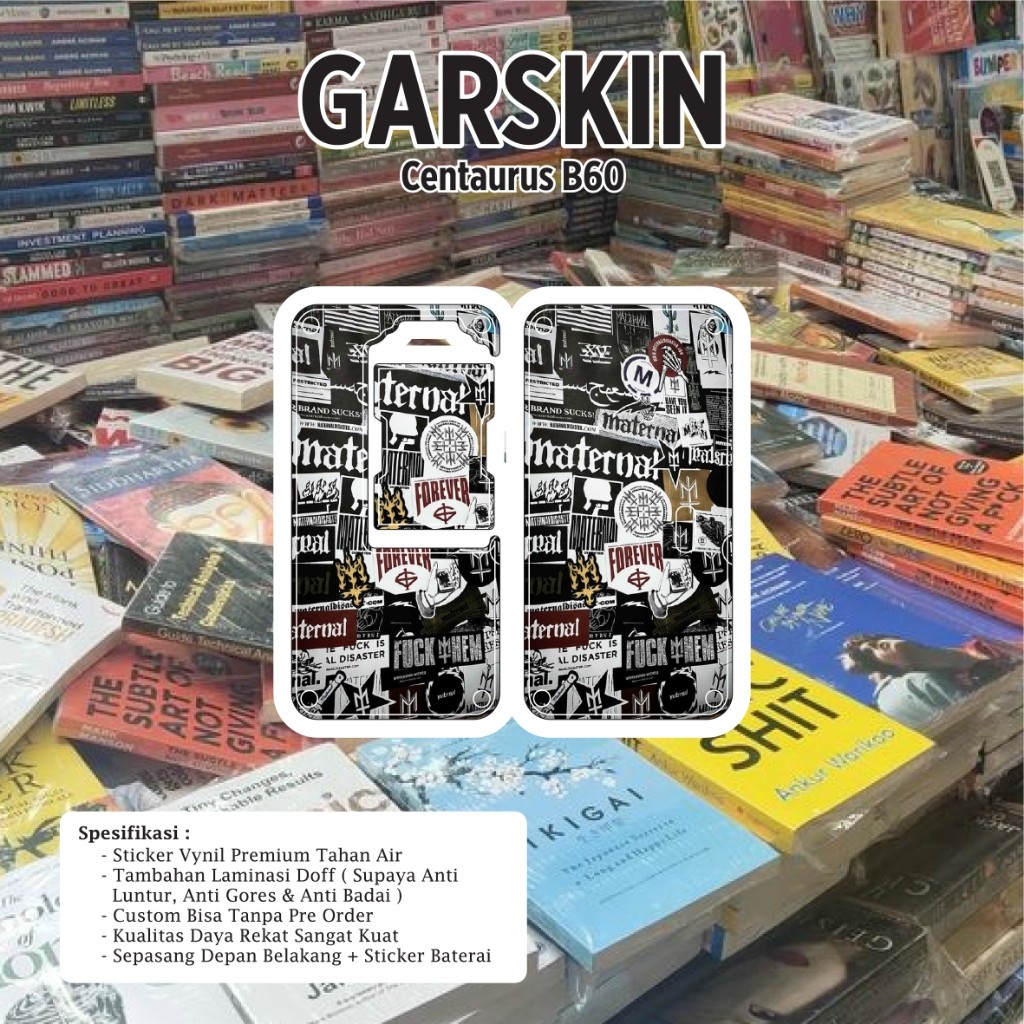 

*Premium Quality* E2r Creative Jual Sicentaurus B60 03 Garskin Custom Stiker Maxdecal Bkn Case COD