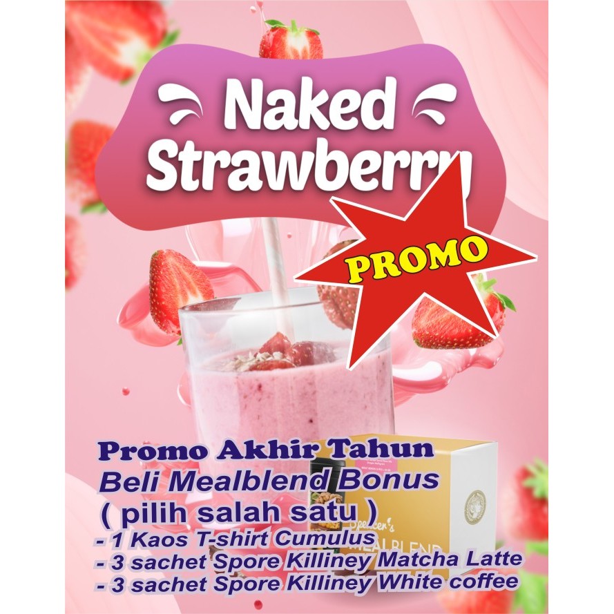 

Spencer's Mealblend - Naked Strawberry Solusi Langsing Makanan Diet Tinggi Protein Meal Replacement