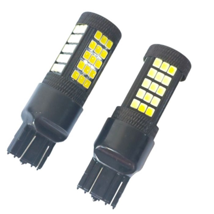 BOHLAM LAMPU LED T20 SEIN REM 76 SMD WARNA ICE BLUE