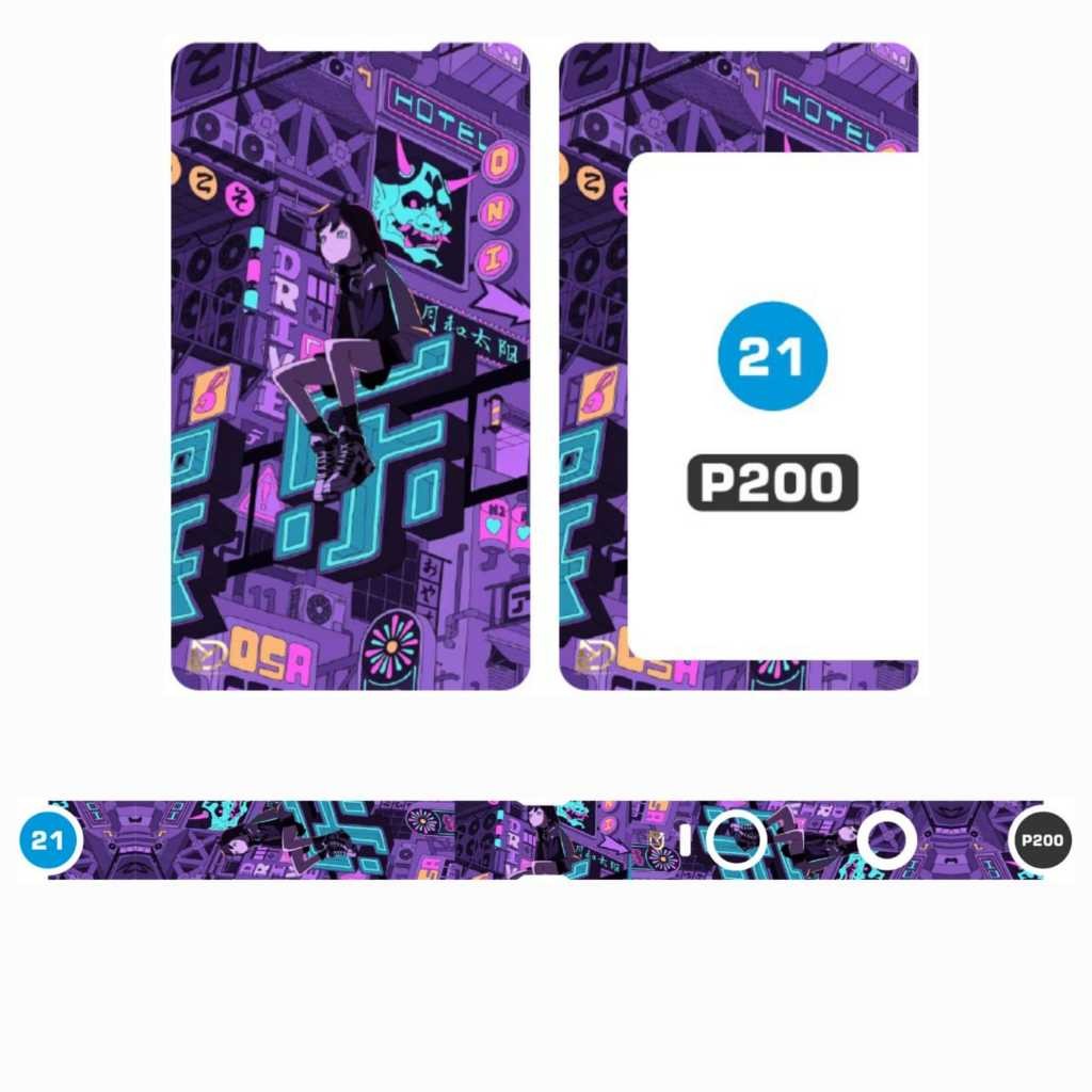 

*Premium Quality* Namikami Stiker Label P200 Cutting 21 Garskin Custom Stiker Maxdecal Bkn Case COD