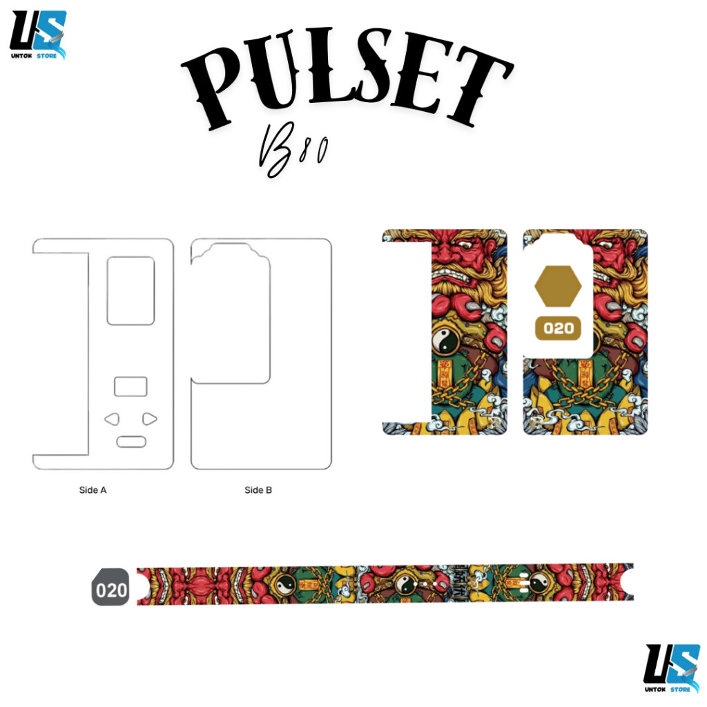 

*Premium Quality* Stiker Set Ukuran B80 Banyak Dan Bacdorr Transfaran 20 Garskin Custom Stiker Maxdecal Bkn Case COD