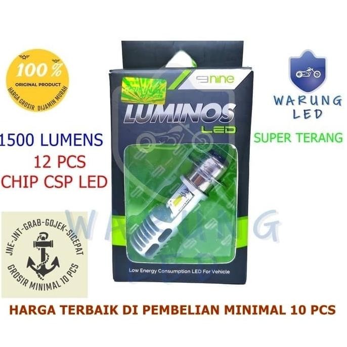 Vario - Lampu Led Motor Original Luminos Bebek Matik Beat Vario H6 AC DC