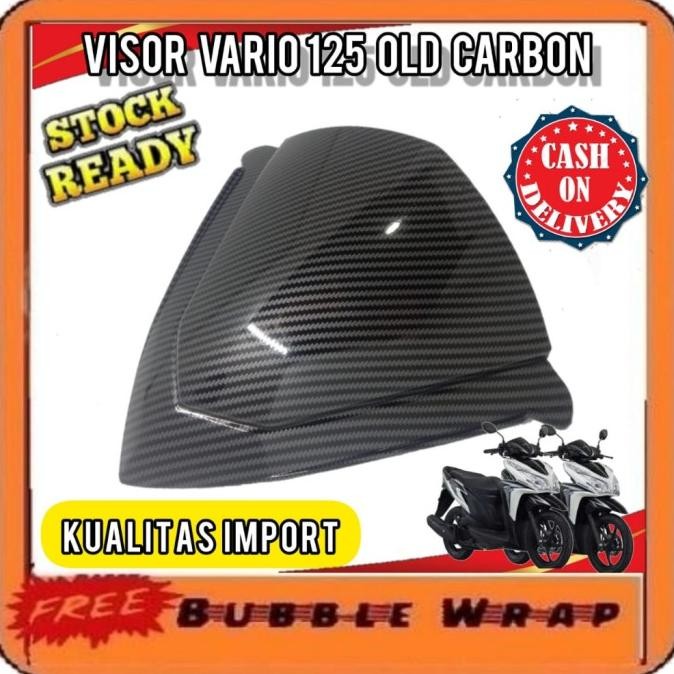 Original Visor Vario 125 techno carbon Windshield VARIO 125 old karbon cbs lama