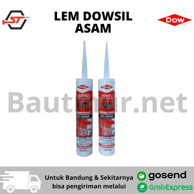Terbaru Lem Dowsil | Dow Corning | Lem Kaca Aquarium | Sealant Asam Black
