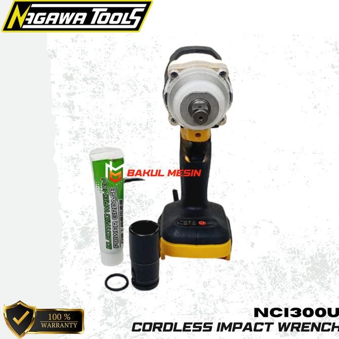 nagawa nci300u impact wrench brushless mesin pembuka baut 