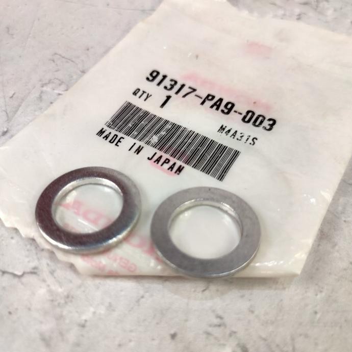 oil drain plug washer gasket baut ring oli 14mm honda original parts 