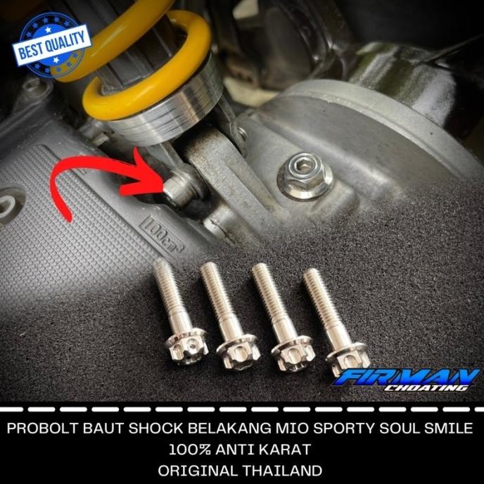 probolt baut shock belakang mio sporty smile soul m8x30 (1 pcs) 