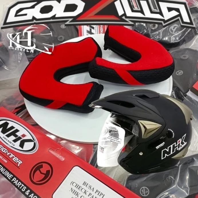 BUSA HELM NHK GODZILLA DAUBLE VISOR BAGIAN PIPI ORIGINAL