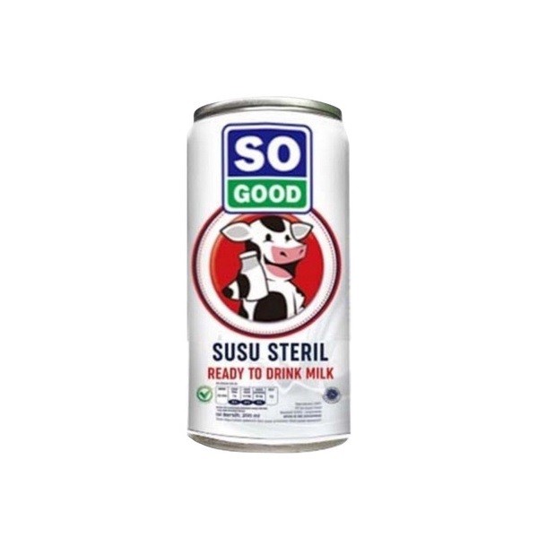 

SO GOOD SUSU STERIL CAN 189 ML