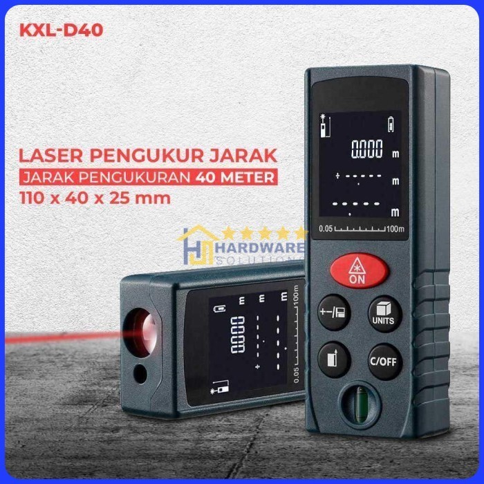 Pengukur Jarak Laser Distance Meter - Kxl-D40/D100