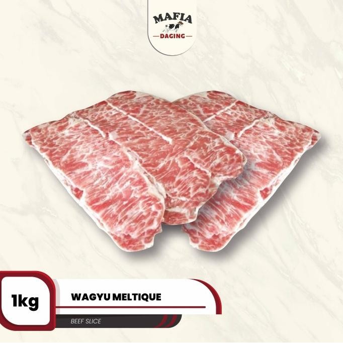 

Promo! Beef Slice Wagyu Meltique 1 Kg Emangnyake