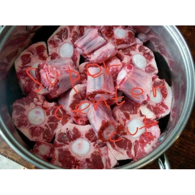 

Buntut Sapi Impor / Oxtail Kualitas Super Banyak Daging Ukuran M 3-7Cm Makasihlohya