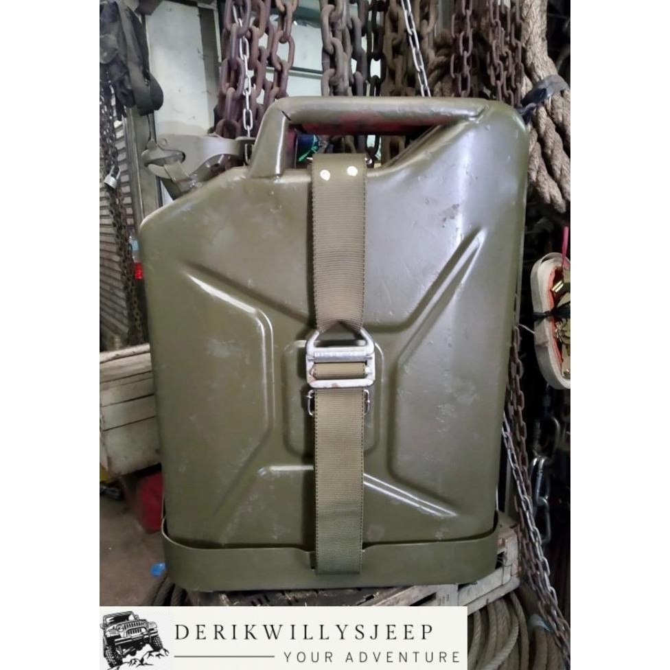 tali - jerigen full set dudukan tali jerigen mobil jeep willys cj utility dll